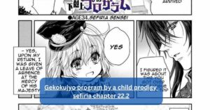 Gekokujyo program by a child prodigy sefiria chapter 22.2