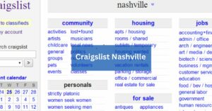 Craigslist Nashville