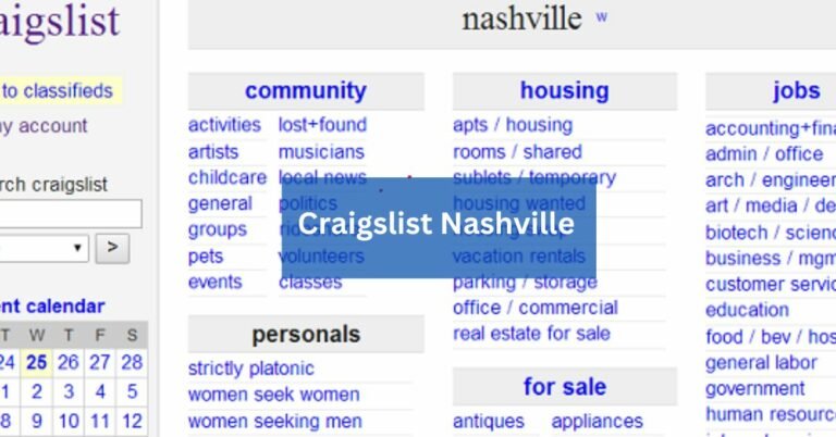 Craigslist Nashville – Your Ultimate Guide!