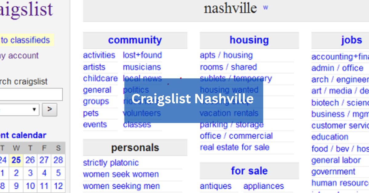 Craigslist Nashville Your Ultimate Guide!